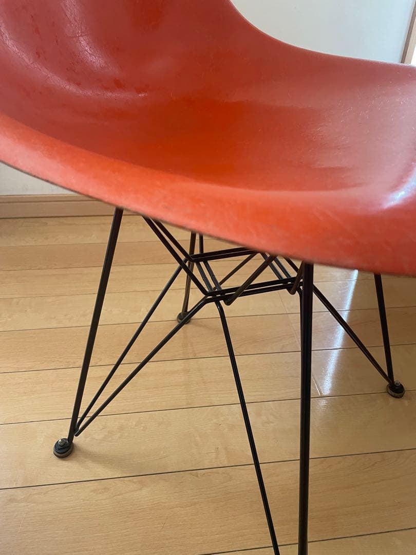 ハーマンミラー イームズチェア ② ビンテージ サイドシェル　オレンジ
