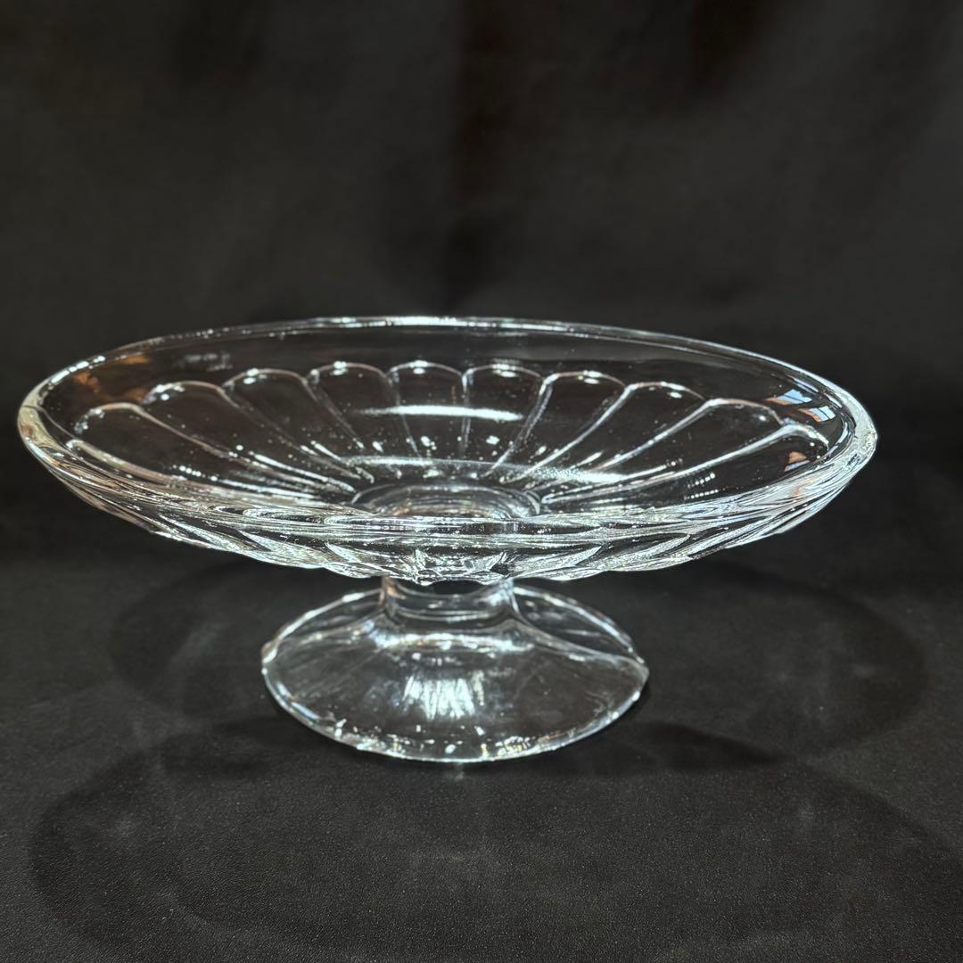 【希少品】昭和レトロ　プリンアラモード　サンデー　脚付きパフェグラス 3個セット