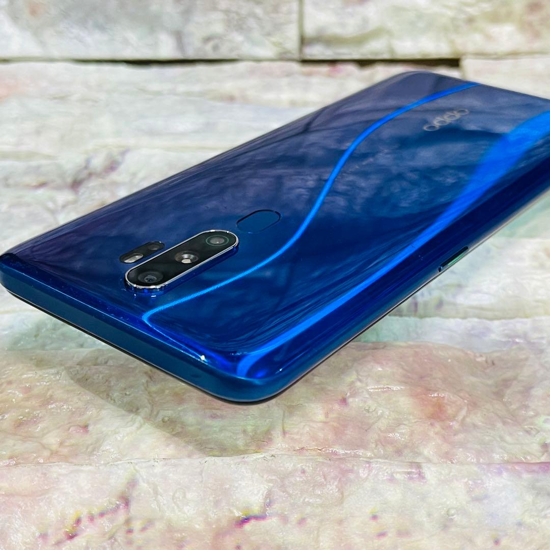 SIMフリー OPPO A5 2020 64GB ブルー 電池良好