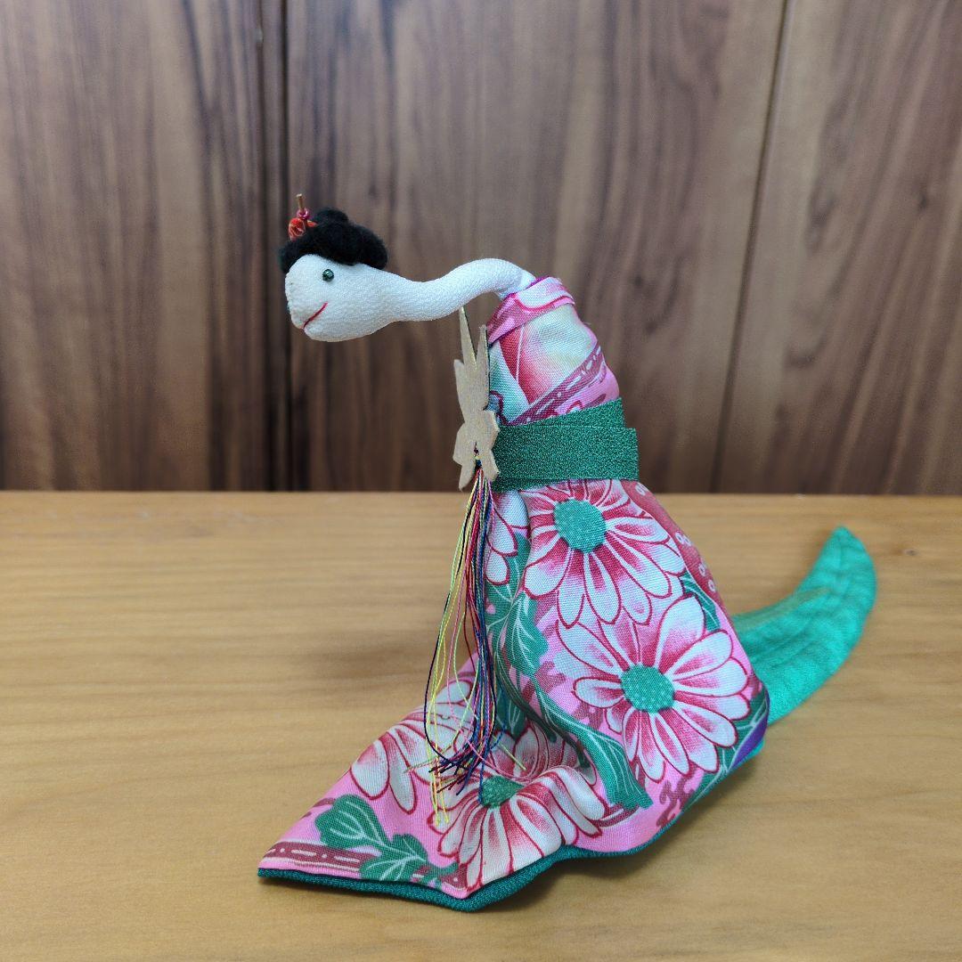 ちりめん　ろくろっ首人形（蛇姫）