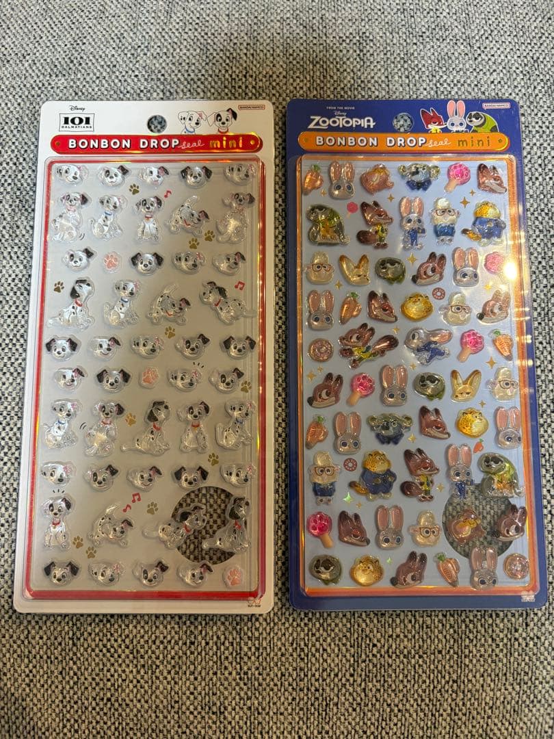 ボンボン ドロップ シール ディズニー Disney mini ミニ 8枚セット