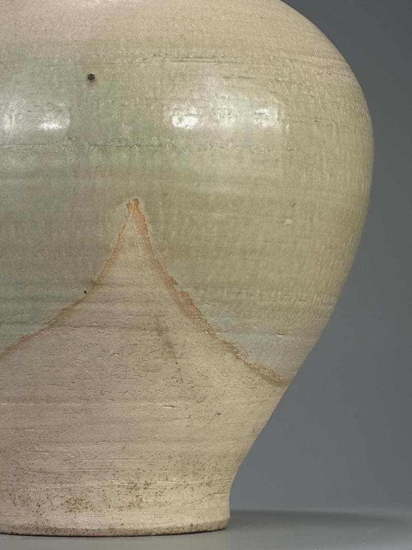 UM7S50中国美術 唐代後期　越窯系　青磁　双龍耳大壺　唐物　古物保証 美品