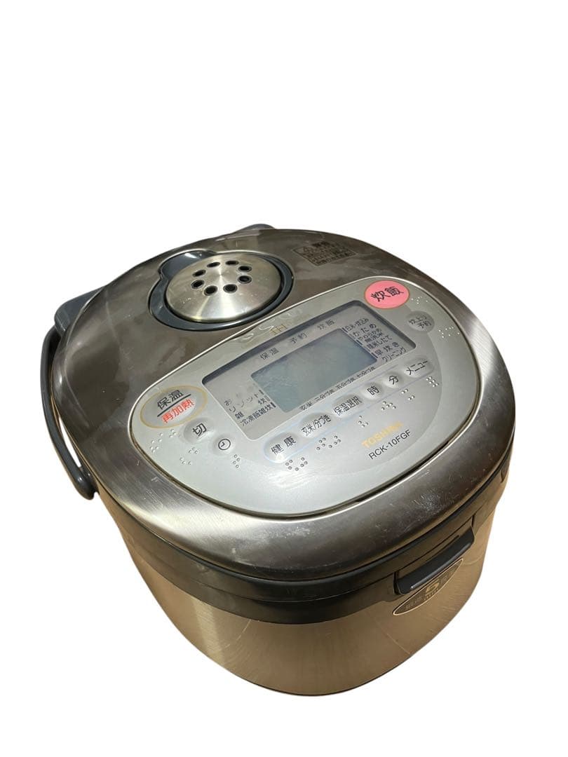 TOSHIBA 東芝　RCK-10FGF IH炊飯器　五合炊　02年製　保証付き