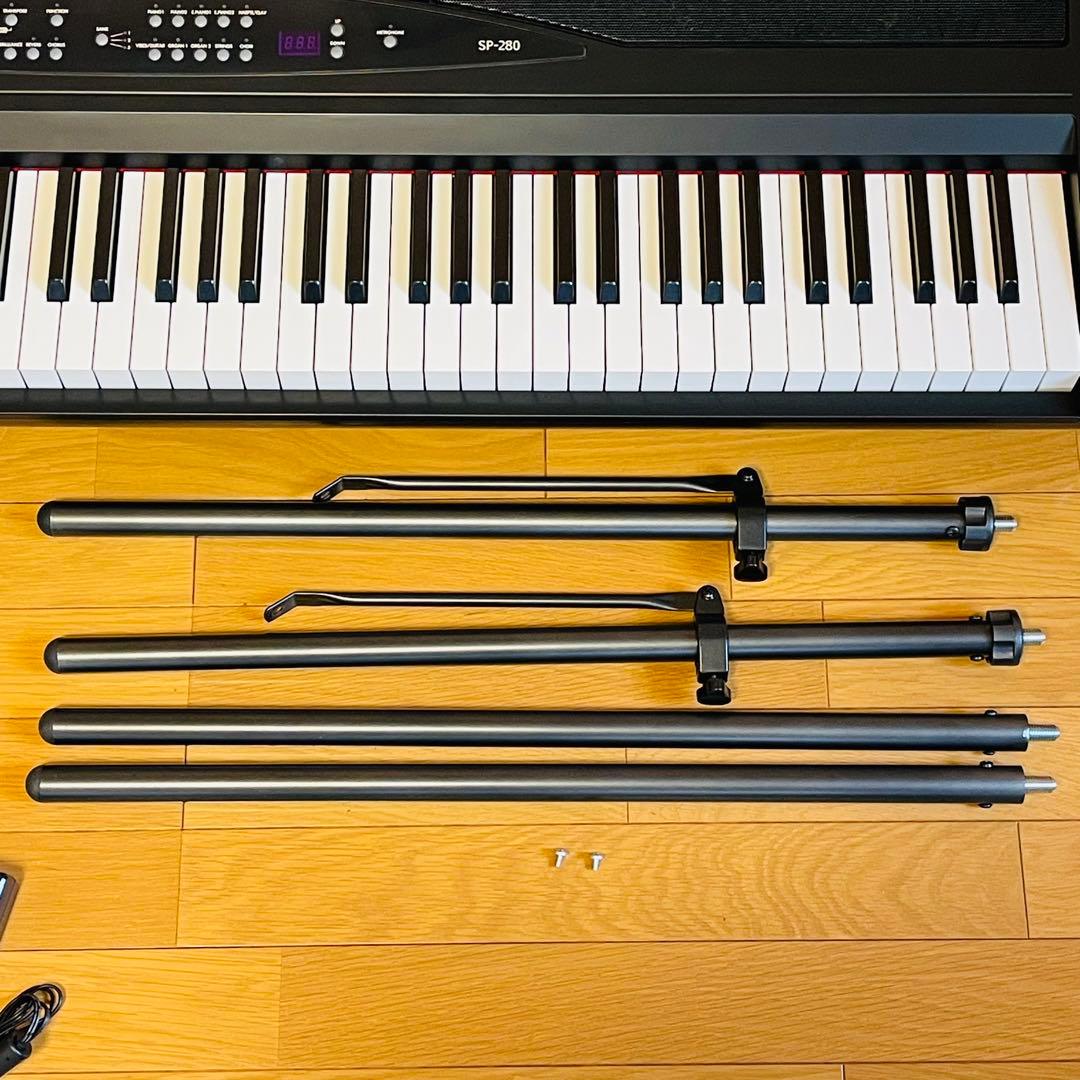 【極美品】KORGコルグ SP-280-BK 電子ピアノ 88鍵 ソフトケース付