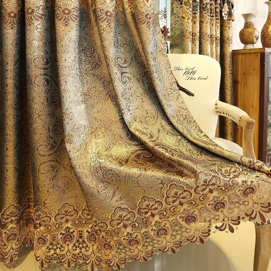 ドレープカーテン ゴージャス おしゃれカーテン レースカーテン オーダー