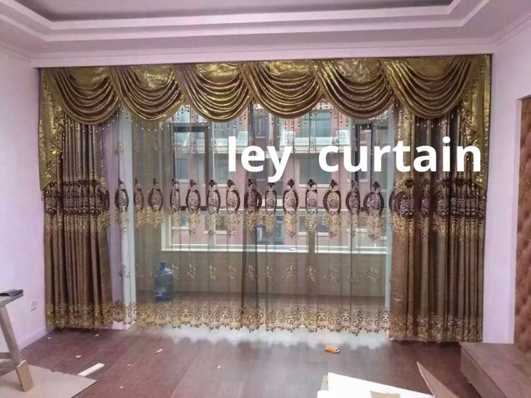 ドレープカーテン ゴージャス おしゃれカーテン レースカーテン オーダー