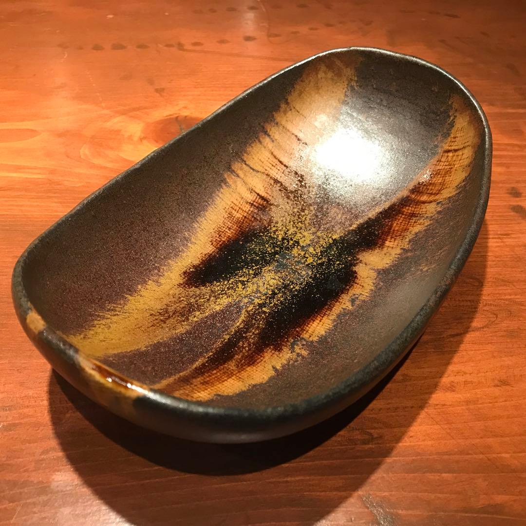 波多野正典　作　　皿　陶器 A1