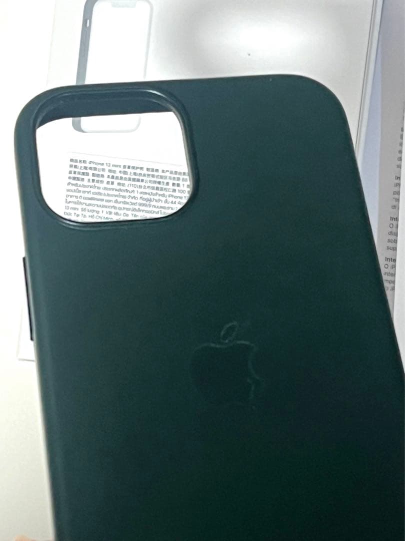 iPhone13mini レザーケース 純正 正規品 Apple