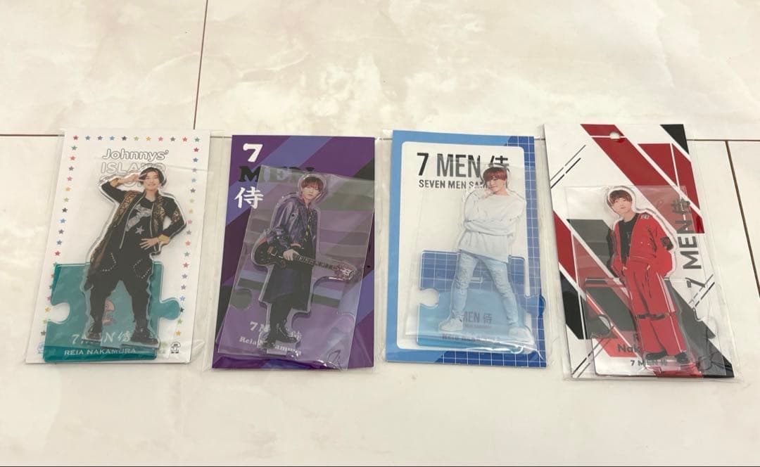 【新品未開封】　中村嶺亜　アクリルスタンド　アクスタ　7 MEN 侍　【7点】