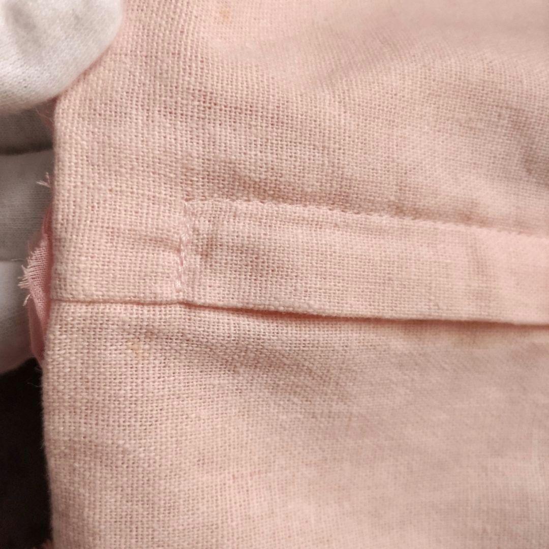 フランフラン　チュールクッションカバー麻20％　薔薇／ヌードクッション付　２組