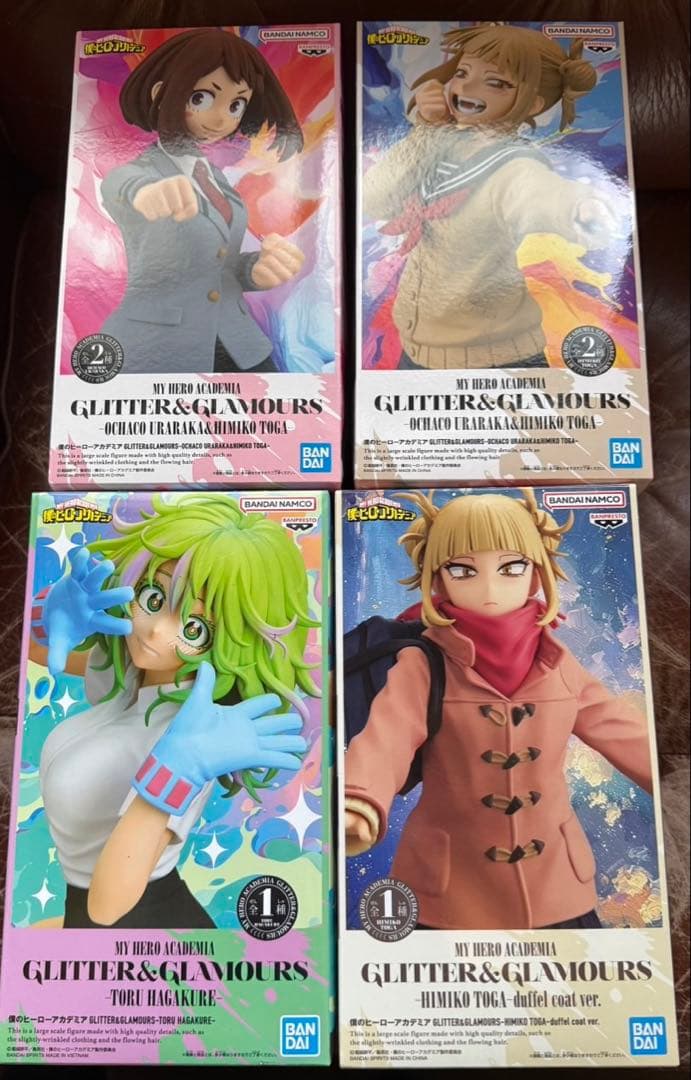 4点　僕のヒーローアカデミア GLITTER＆GLAMOURS 葉隠透　他