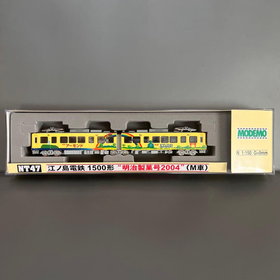 Nゲージ modemo NT47 江ノ島電鉄 1500形 \"明治製菓号2004\"
