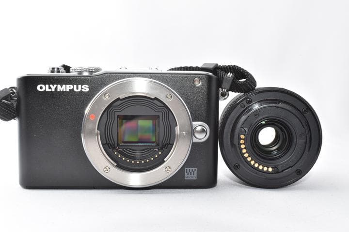 【美品】OLYMPUS PEN E-PL3 ブラック レンズキット