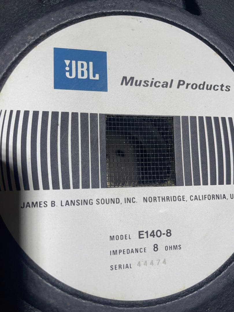 JBL E140-8 ウーハー