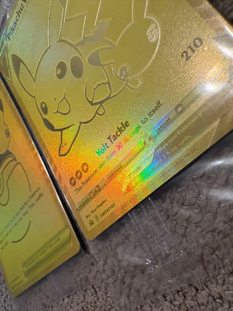 H*i様 ゴールデン ピカチュウV【英語版】モンスターボール/2枚セット/25t