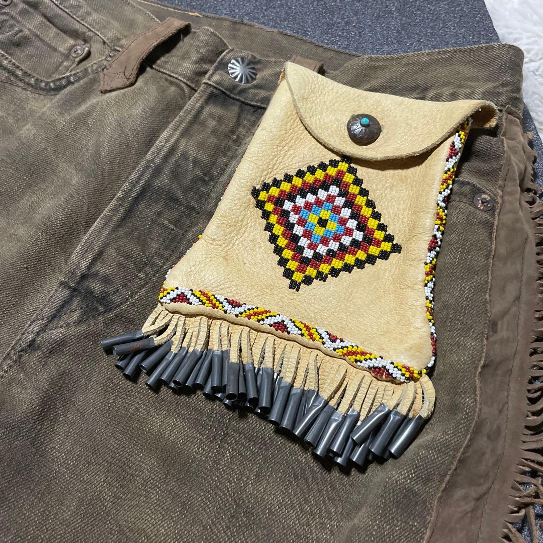 年末SALEネイティヴ　アメリカンハンドメイドポシェット