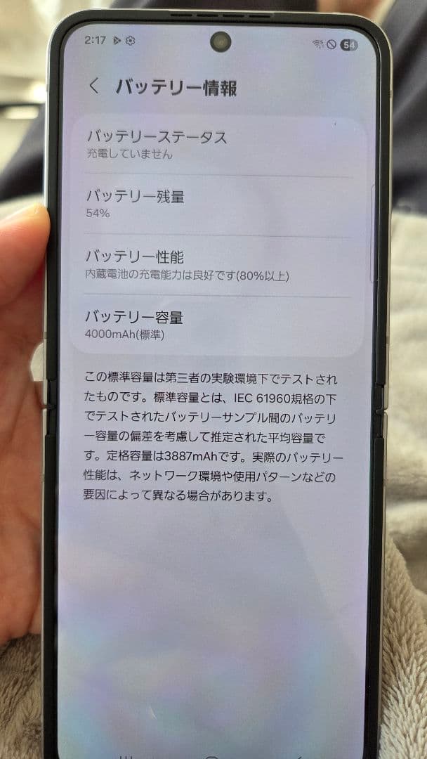 美品 Samsung Galaxy Z Flip6 512GB SIMフリー