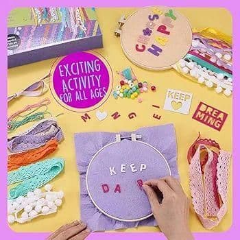 フェルトクラフトキット - 2セット　ドリームキャッチャー 子供用