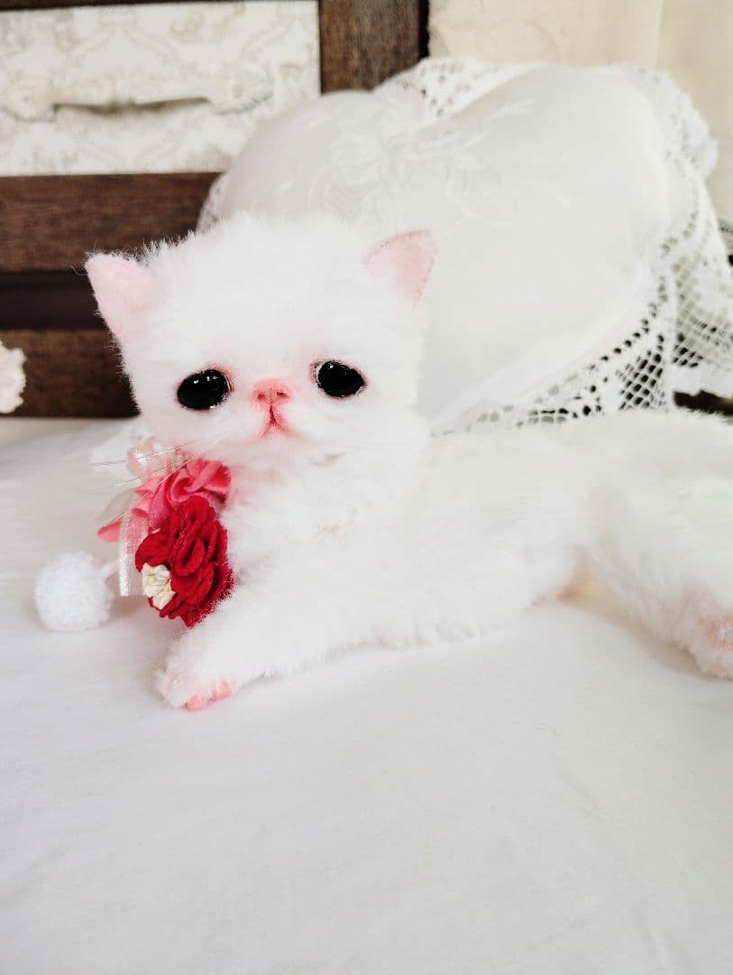 まなあきちゃん御予約❤ちゅるんオメメの子猫ちゃん♡うるうる♡アートドール♡
