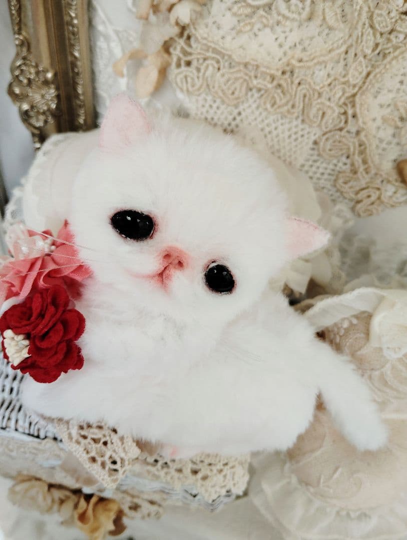 まなあきちゃん御予約❤ちゅるんオメメの子猫ちゃん♡うるうる♡アートドール♡