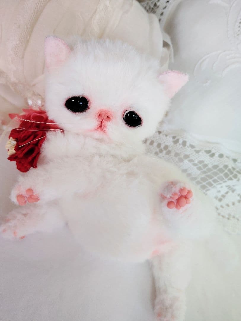 まなあきちゃん御予約❤ちゅるんオメメの子猫ちゃん♡うるうる♡アートドール♡