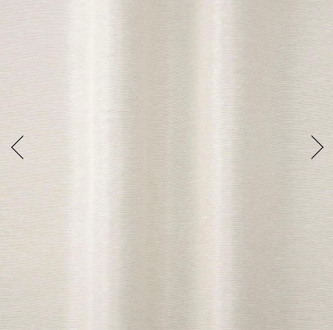 遮光2級｜ベーシック遮光Ⅱ（アイボリー）｜カーテン　157×198 両開き