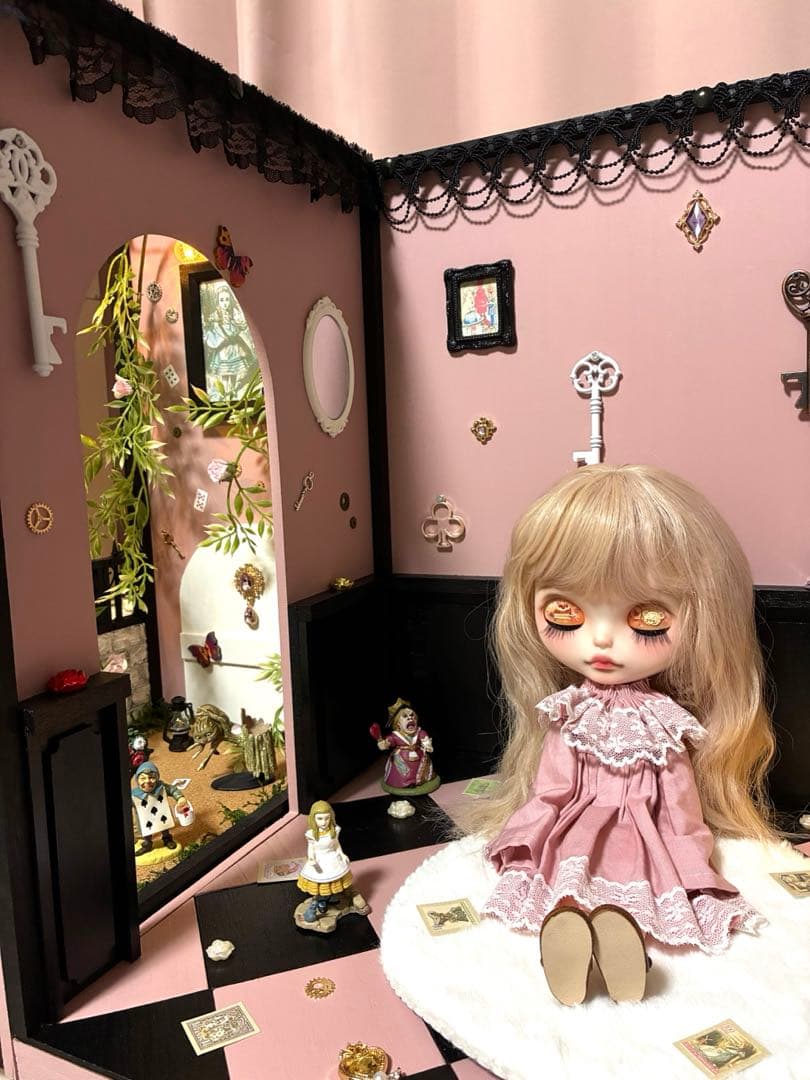 訳あり価格❣️ ドールハウス 木製　#181