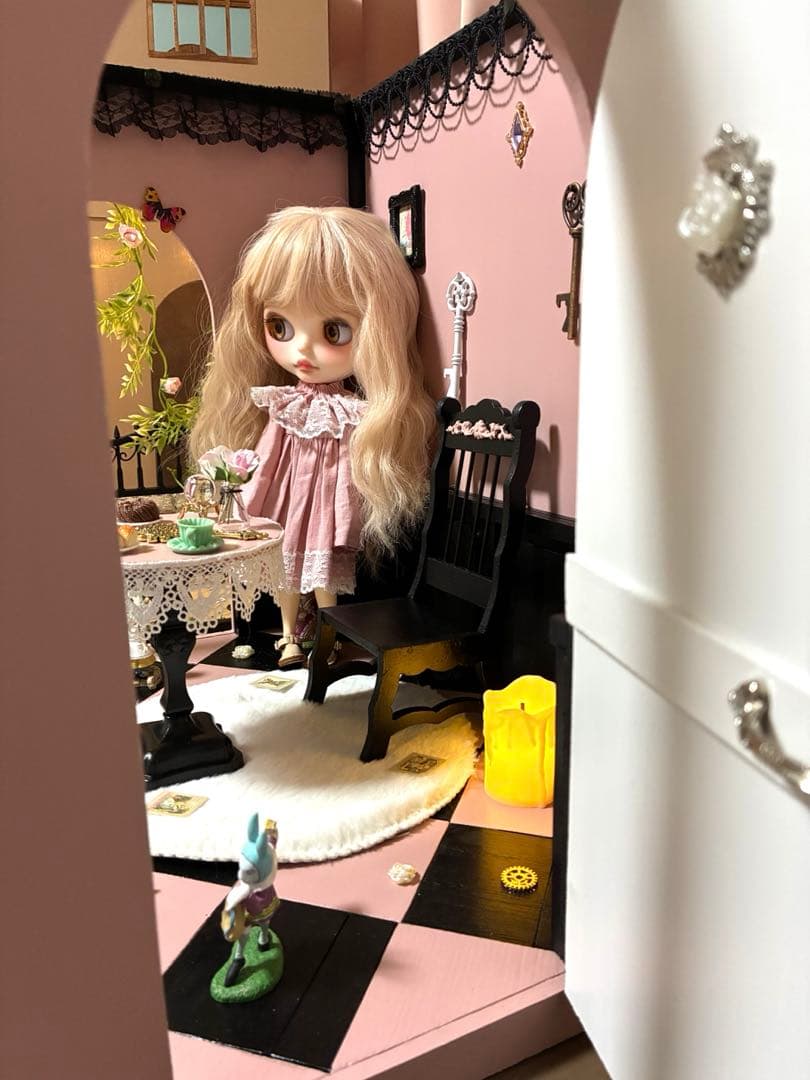 訳あり価格❣️ ドールハウス 木製　#181