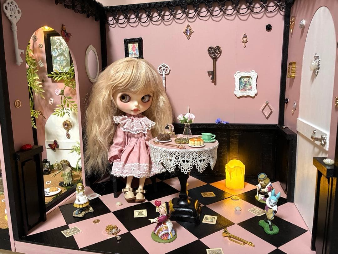 訳あり価格❣️ ドールハウス 木製　#181