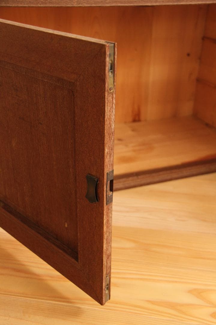 棚　木製　開戸　アンティーク　古道具　レトロ