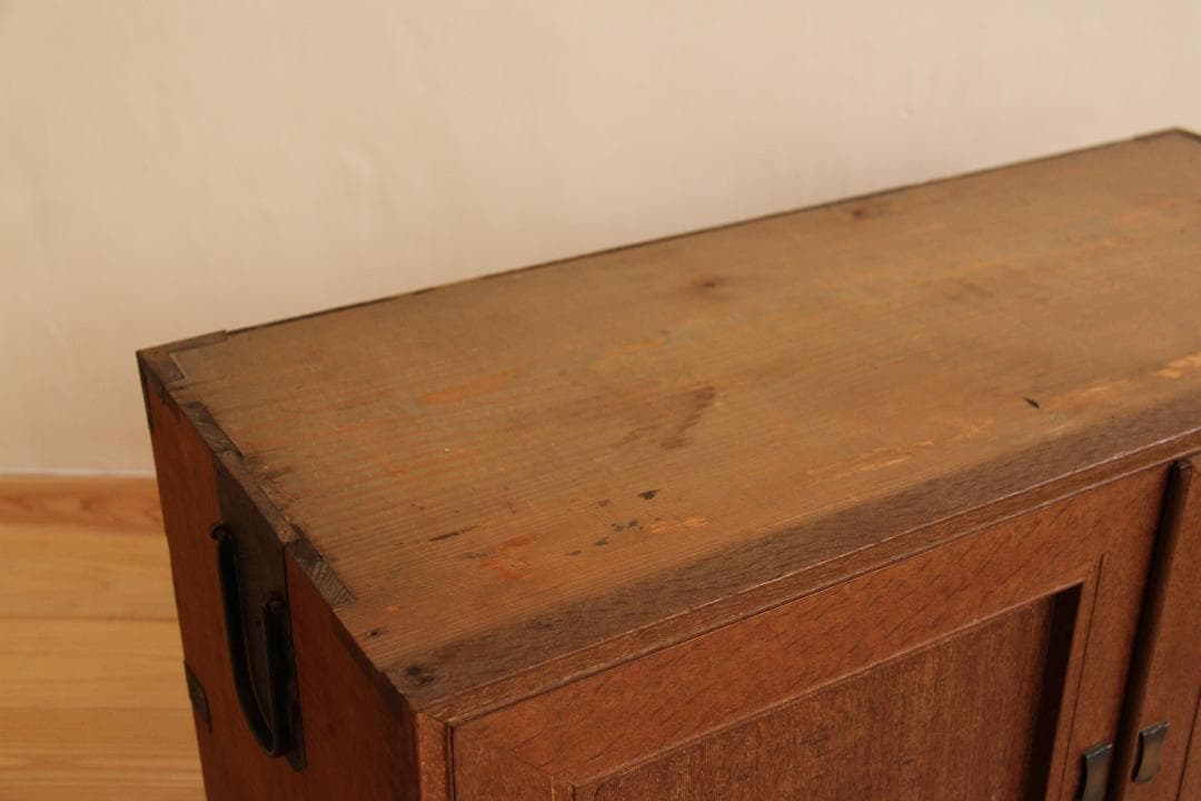 棚　木製　開戸　アンティーク　古道具　レトロ