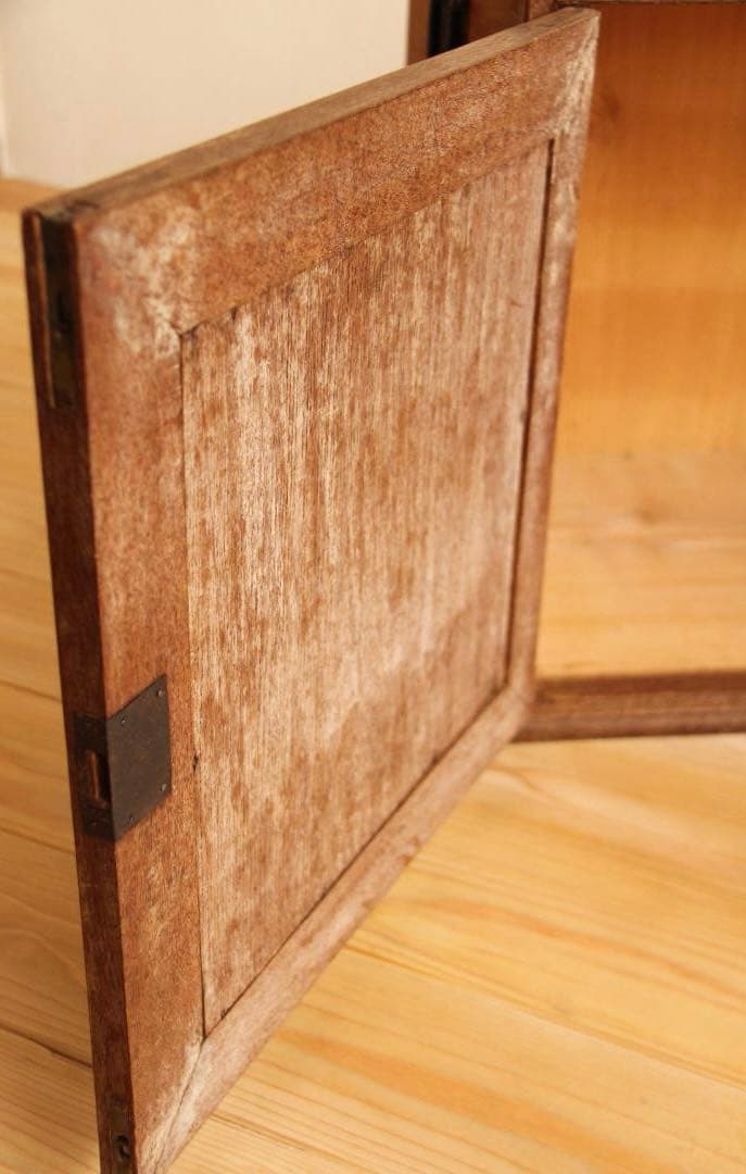 棚　木製　開戸　アンティーク　古道具　レトロ