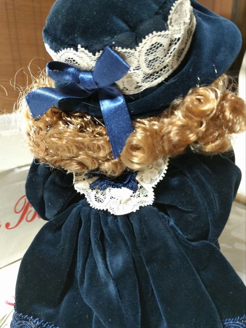 Jago ビクトリアンスタイル 人形 ネイビー３０センチ