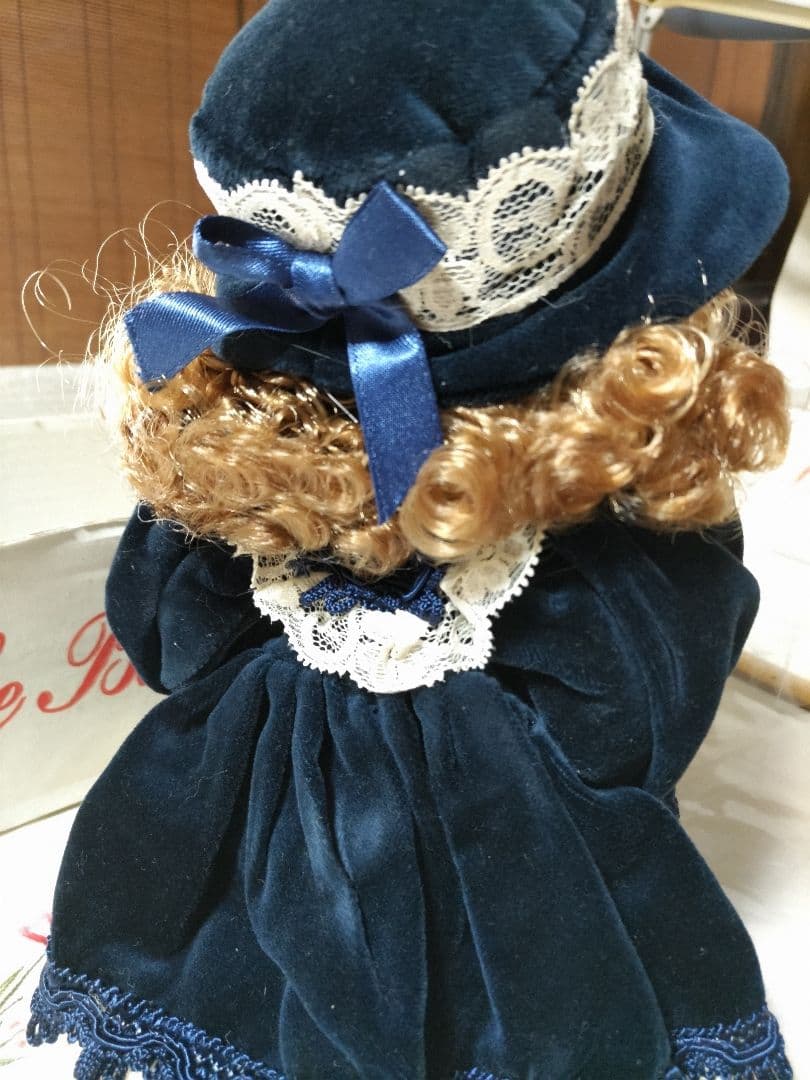 Jago ビクトリアンスタイル 人形 ネイビー３０センチ
