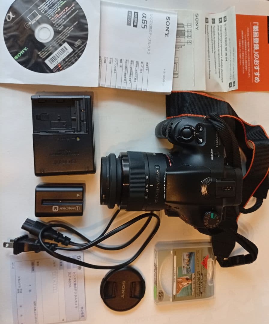 【美品】Sony α65 デジタル一眼レフカメラレンズセット