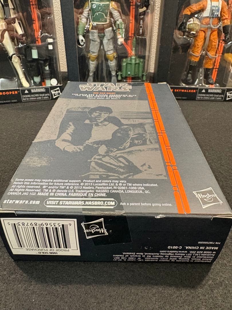 Star Wars ブラックシリーズ　ボバフェット、ルーク、ハンソロ、サンド