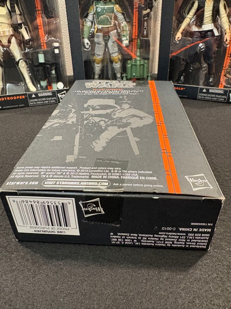 Star Wars ブラックシリーズ　ボバフェット、ルーク、ハンソロ、サンド