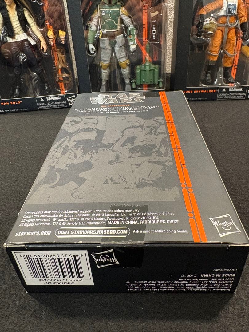 Star Wars ブラックシリーズ　ボバフェット、ルーク、ハンソロ、サンド