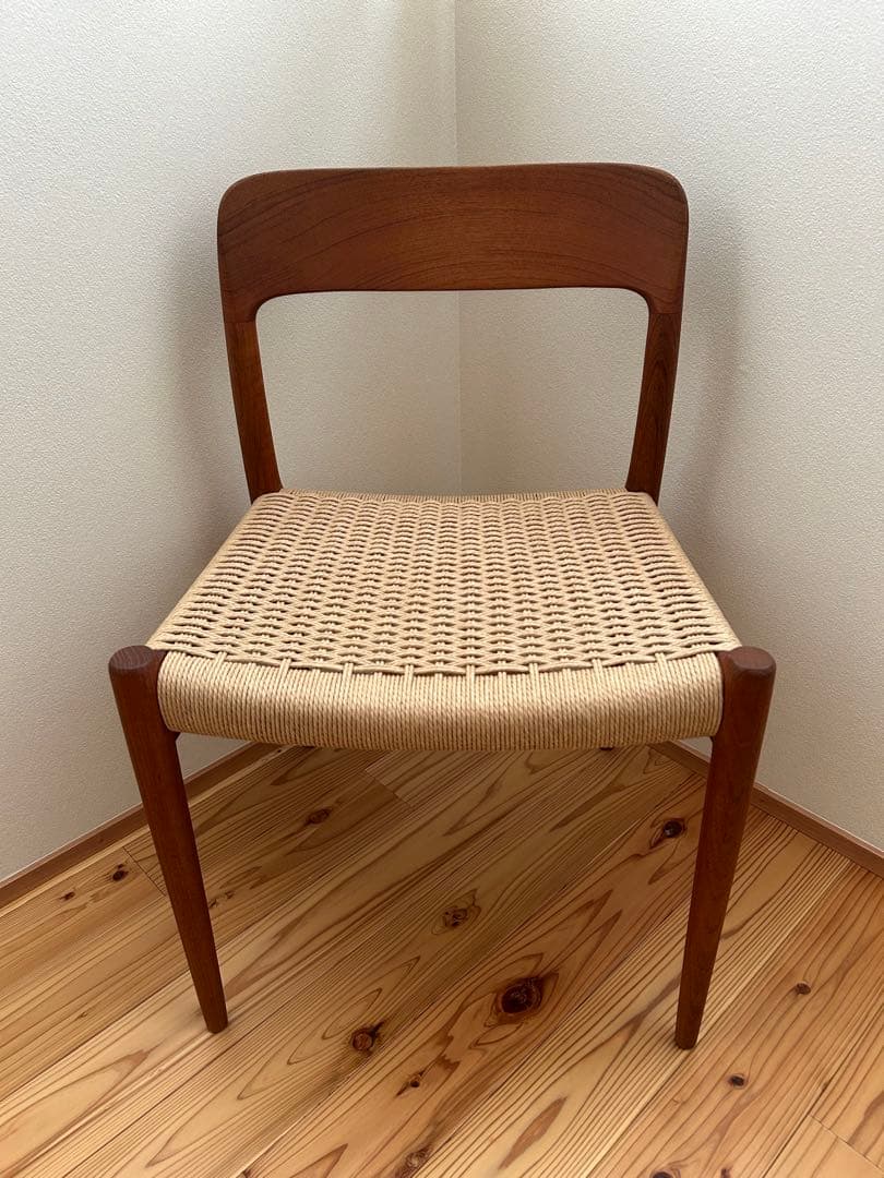 Niels Moller Model 75 チーク モラー　Yチェア　ウェグナー