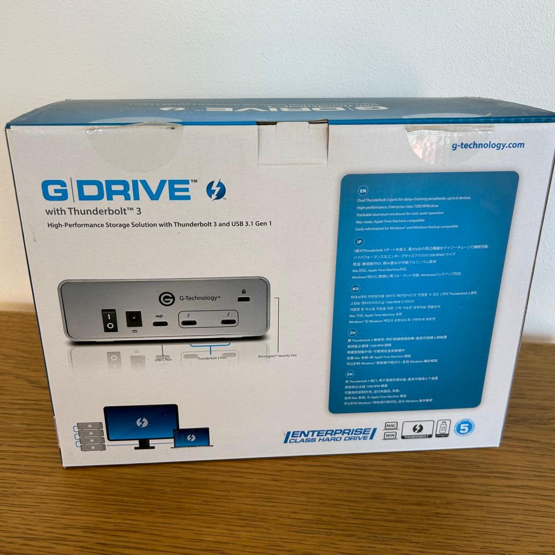 USED良品★G-DRIVE with Thunderbolt3 6TB HDD