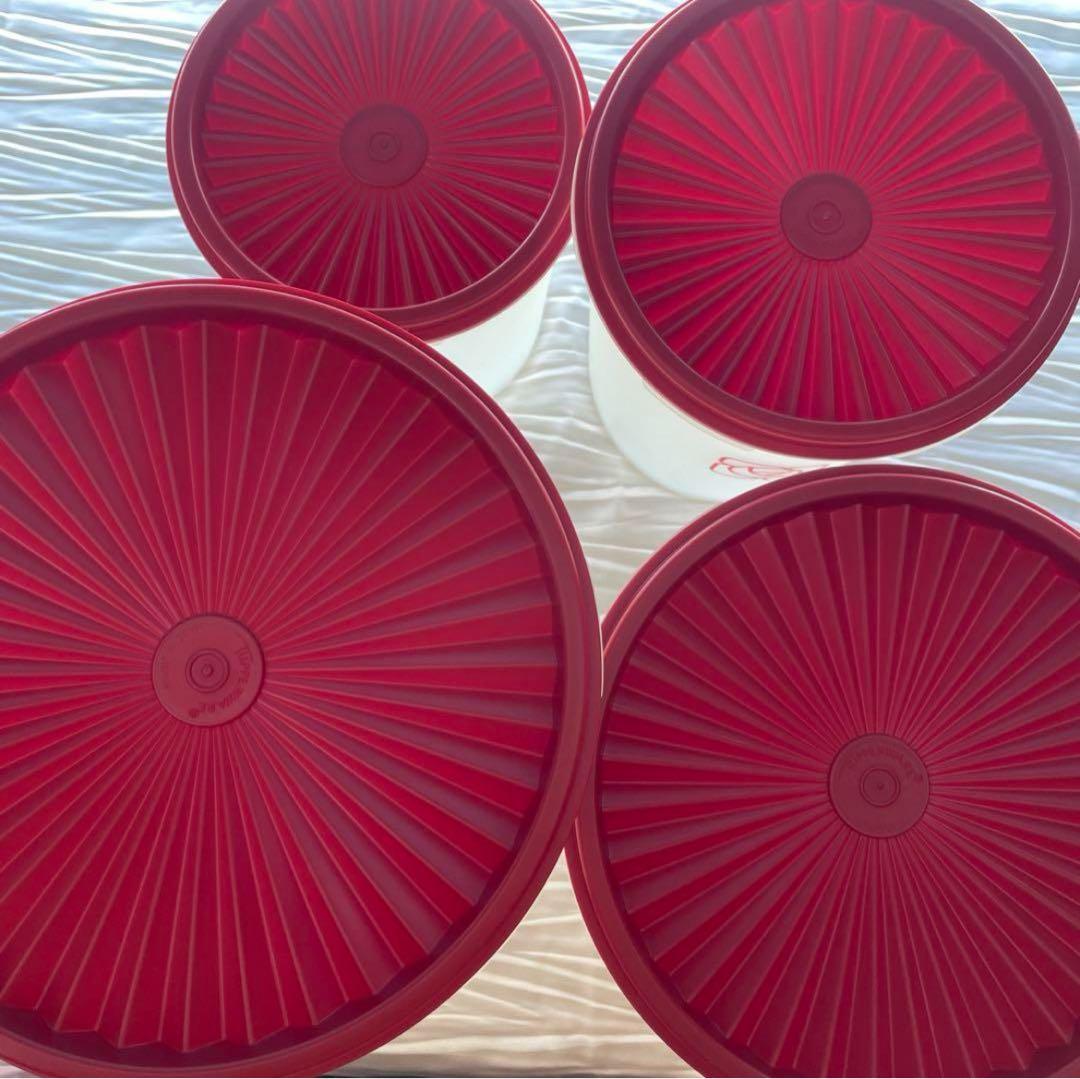 値引不可【新品未使用】デコレーター3点セット　Tupperware 昭和レトロ
