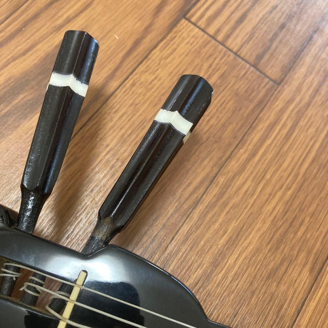三線本体 ヘビ皮模様 3本弦