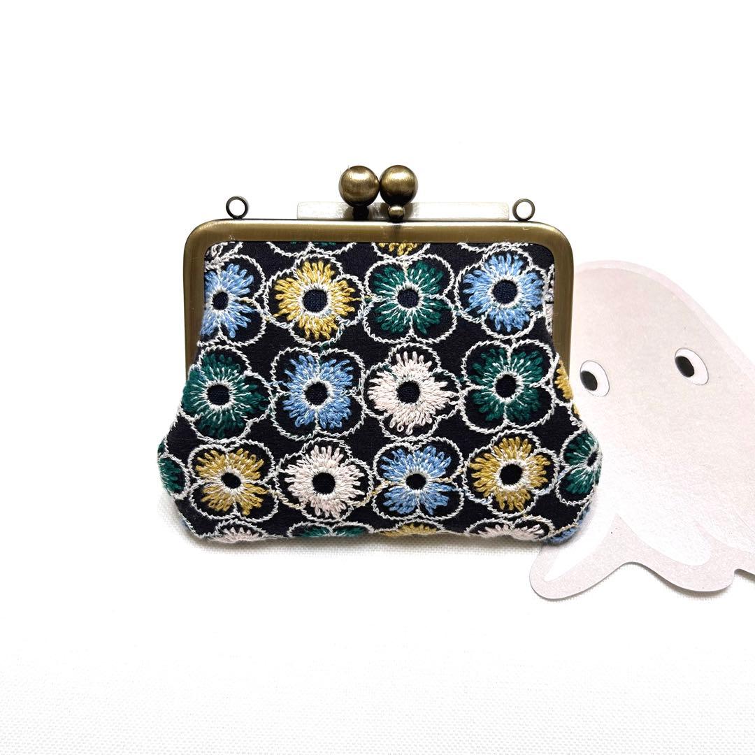 ミナペルホネン　ハンドメイド　がま口⭐️chum piha ⭐️財布　ポーチ