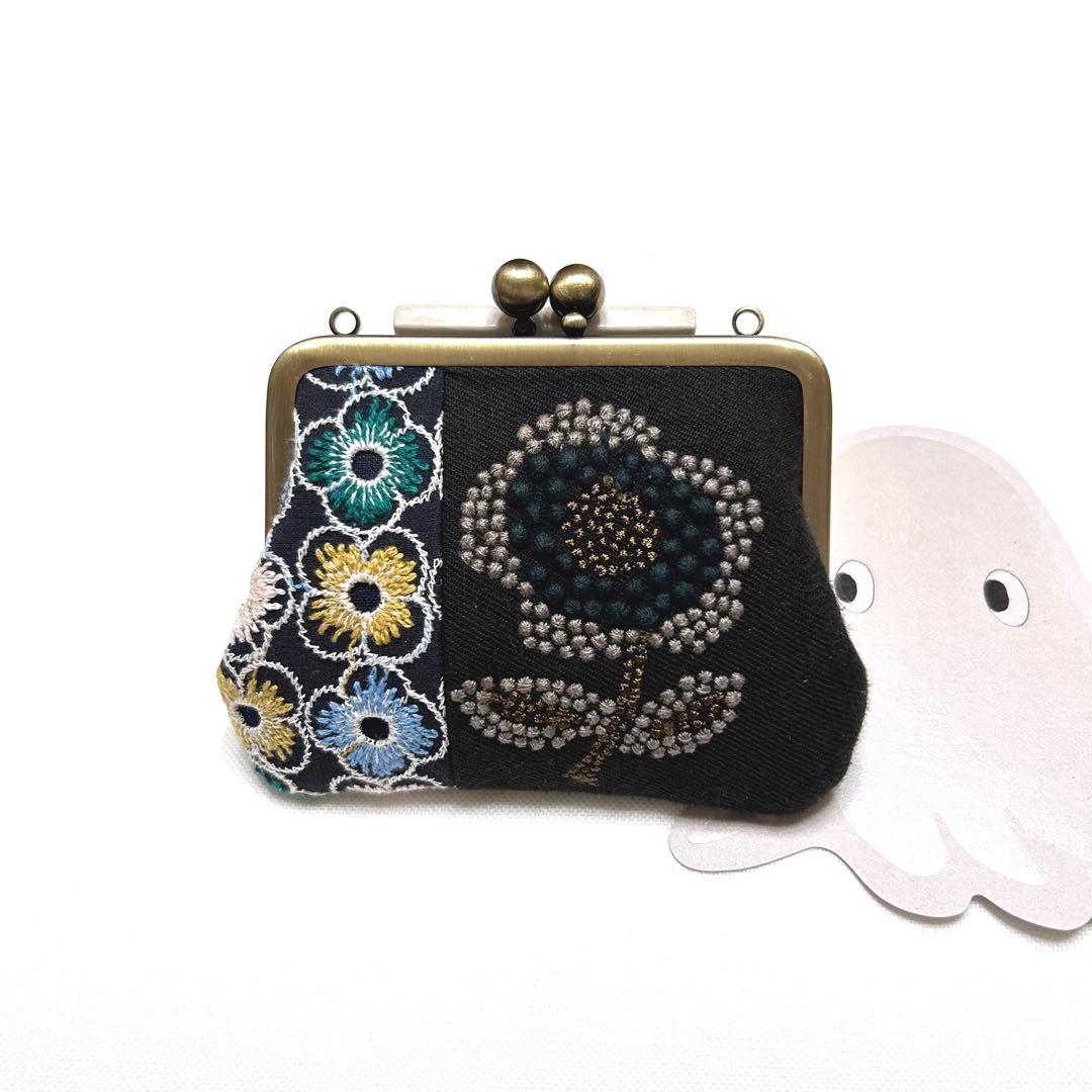 ミナペルホネン　ハンドメイド　がま口⭐️chum piha ⭐️財布　ポーチ