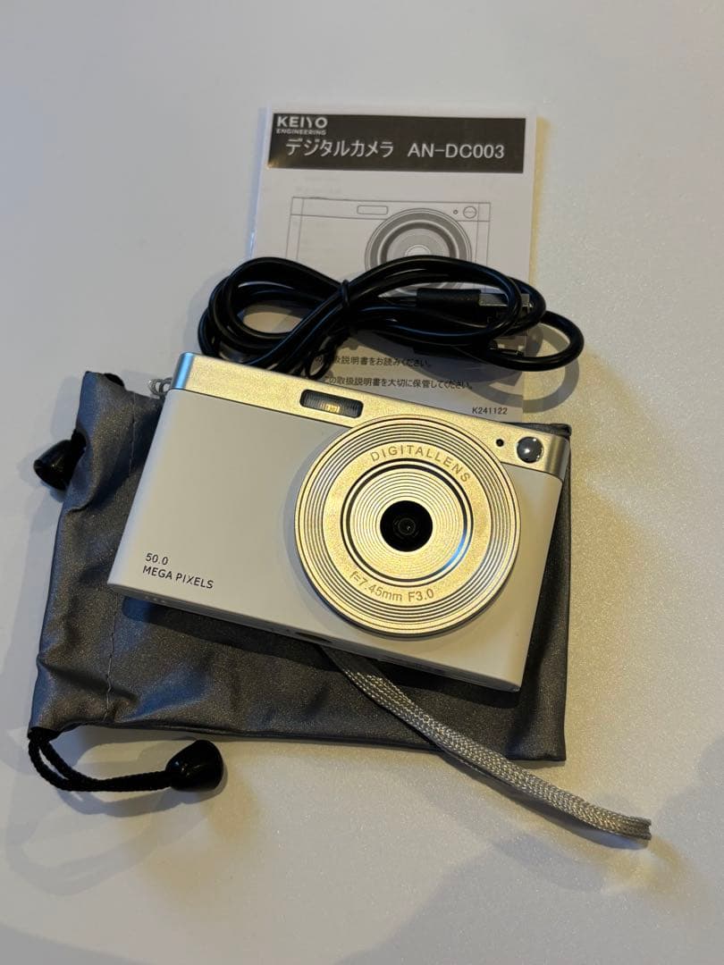 KEIYO Wi-Fi デジタルカメラ AN-DC003+SDカード