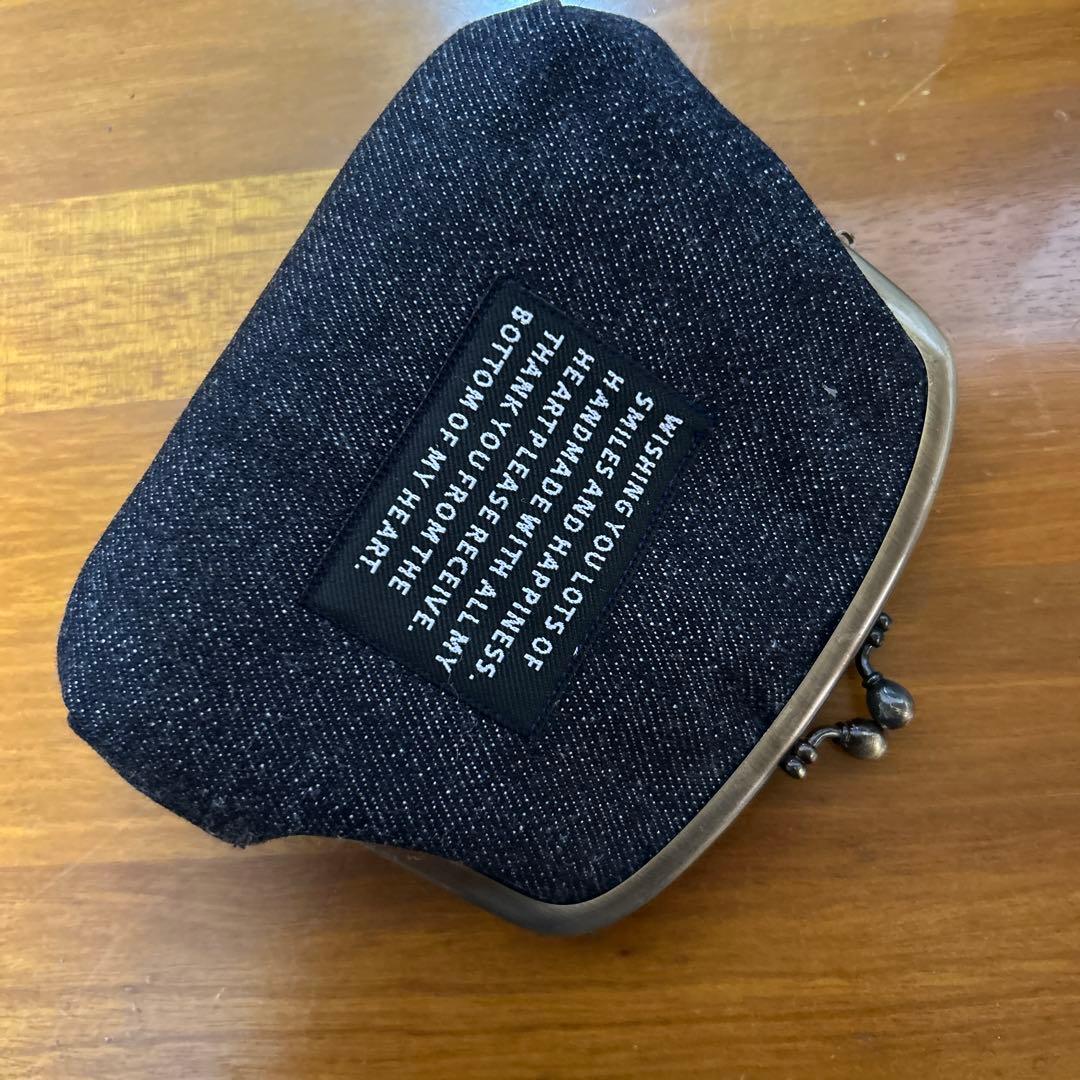 ハンドメイド　ガマ口親子財布