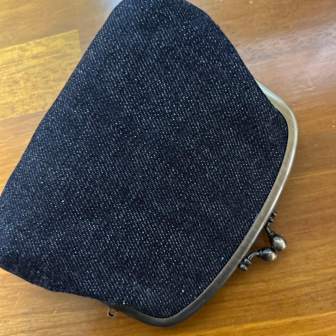 ハンドメイド　ガマ口親子財布