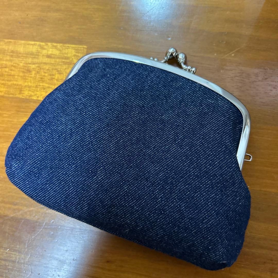 ハンドメイド　ガマ口親子財布