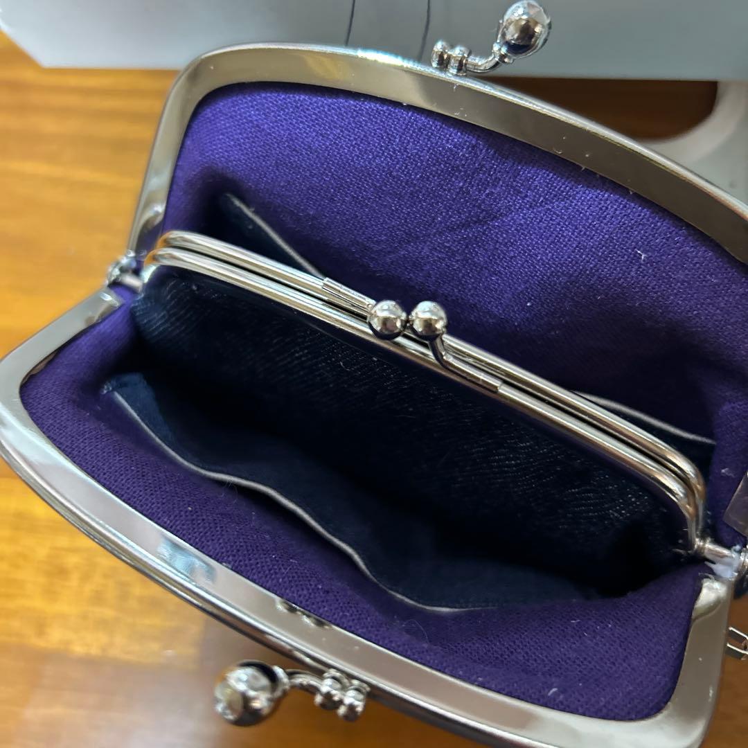 ハンドメイド　ガマ口親子財布