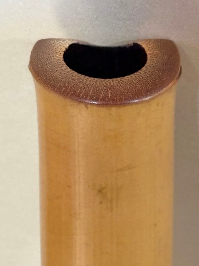 ⭐️都山流尺八　松下深水銘 鼈甲継　1尺8寸管　長さー約54.8センチ